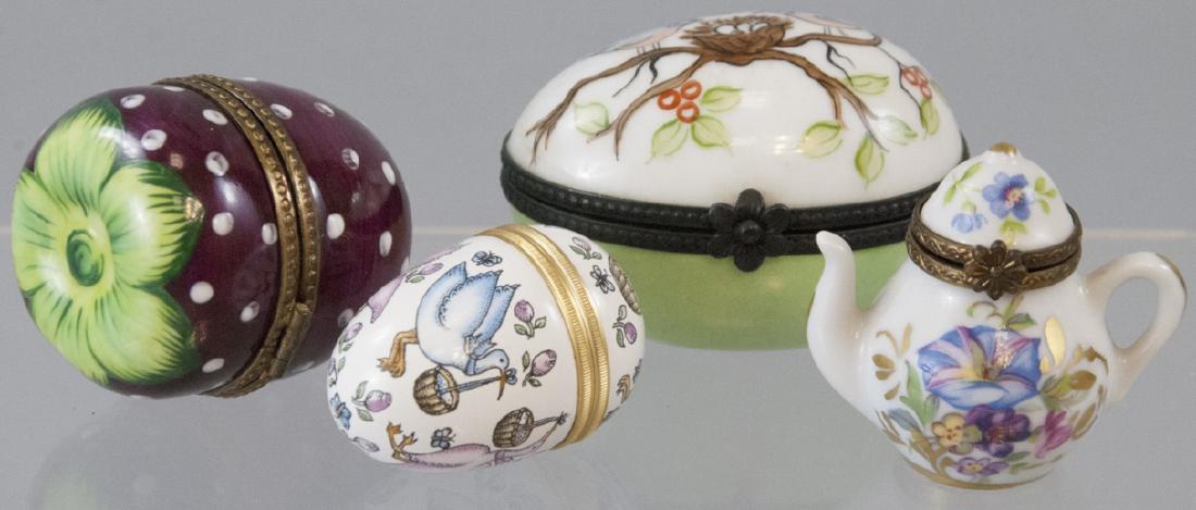 4 Limoge + Halcyon Days Porcelain Boxes (1 of 9)