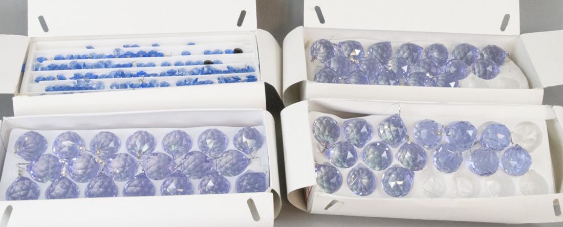 Blue & Purple Crystal Chandelier Pendalogs Pieces (1 of 7)