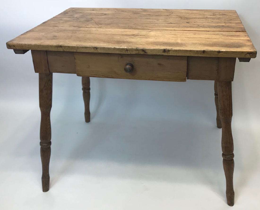 Vintage Pine Work or Side Table (1 of 5)