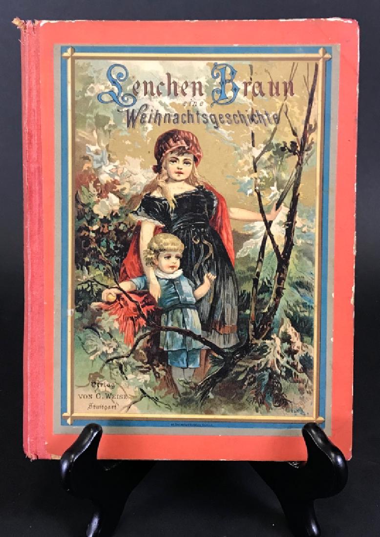 Antique German Children's Book w Lithograph Cover (1 of 4)