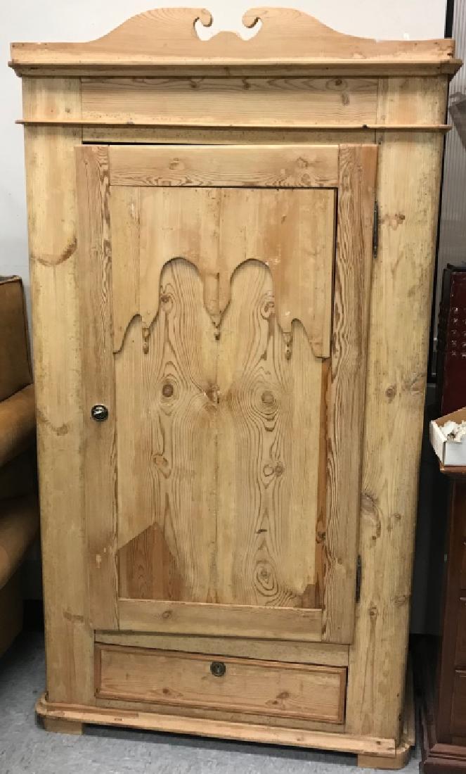 Handmade Reclaimed 19th C Baltic Pine Armoire (1 of 4)