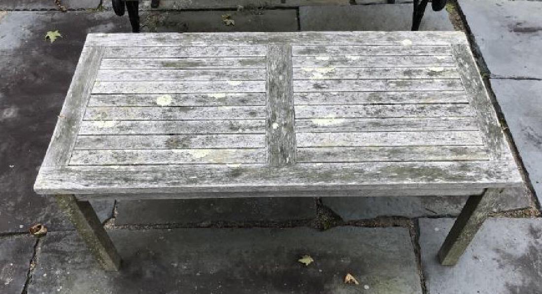 Garden / Patio Teak Wood Coffee Table (1 of 3)
