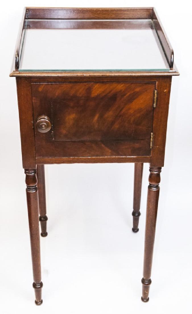 Antique 19th C English Night Stand / End Table (1 of 8)
