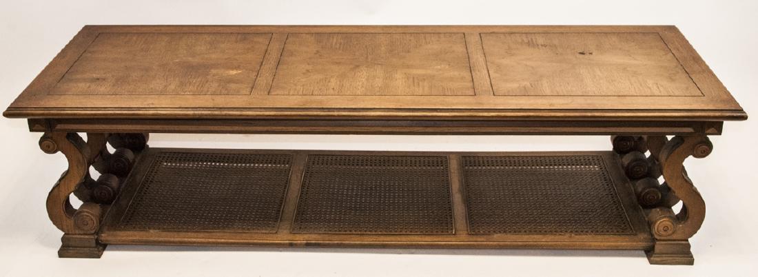 Regency Style Oak Coffee Table (1 of 6)