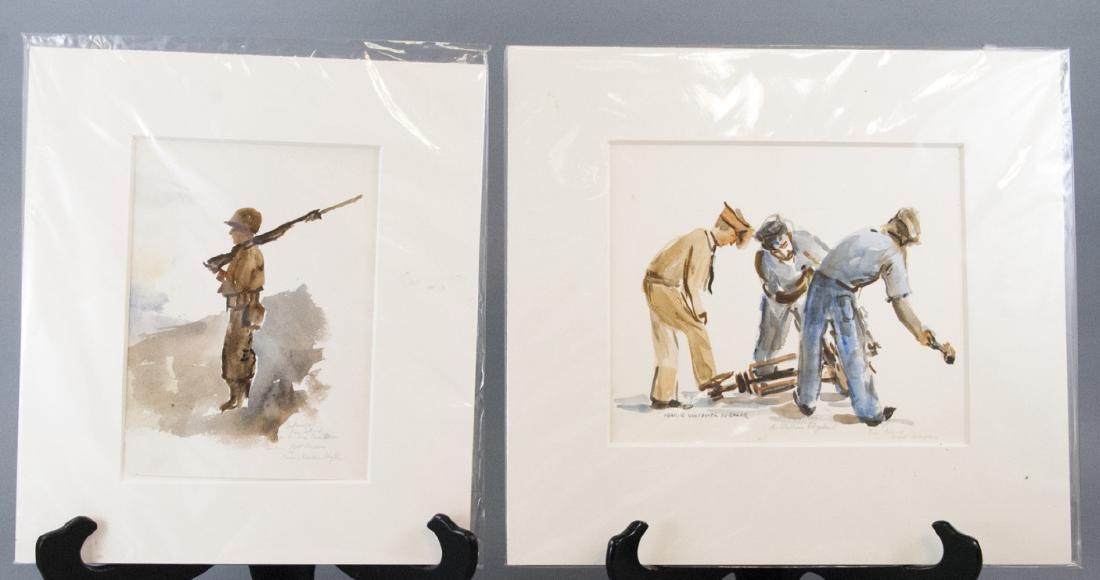 2 Signed William Kughler Watercolor Paintings (1 of 10)