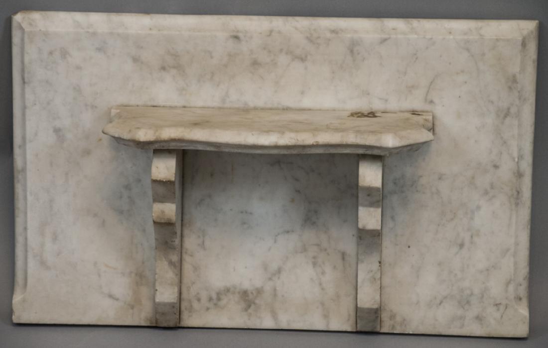 Antique 19th C Carved Marble Architectural Salvage (1 of 4)