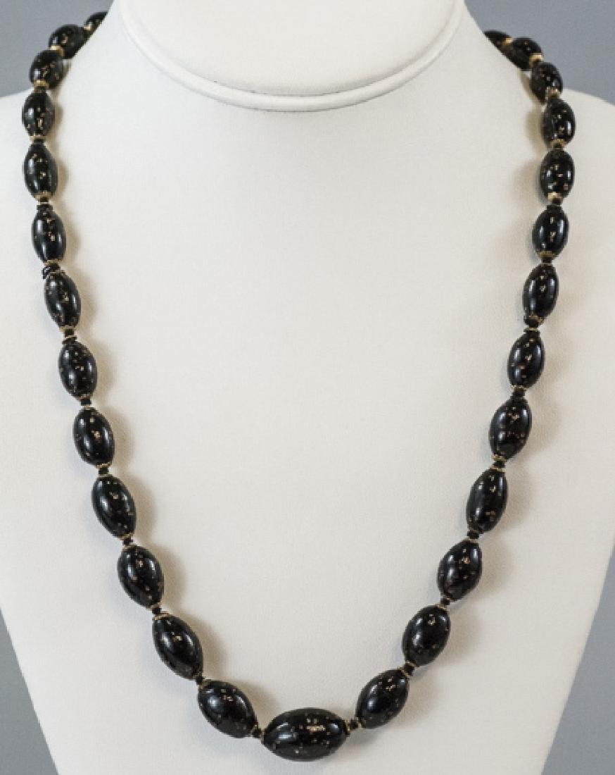 Estate Flapper Style Necklace w Murano Glass Beads (1 of 7)