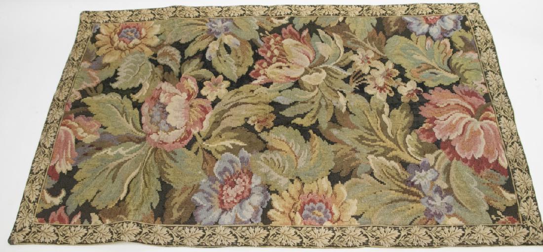 Vintage Floral Needlepoint Tapestry Panel (1 of 6)