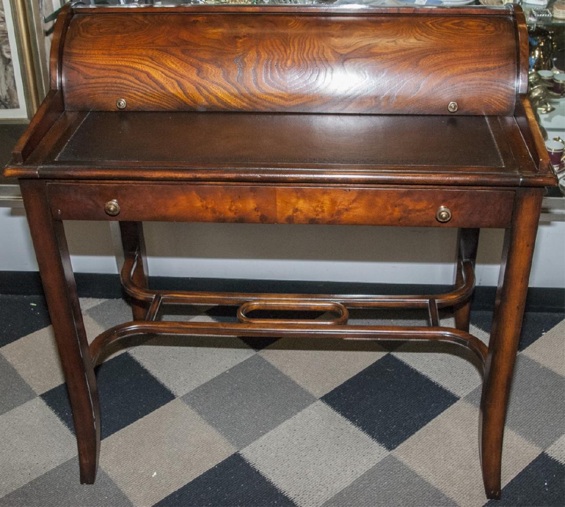Sheridan Style Crotch Mahogany Roll Top Desk Nov 11 2018