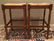 Pair of Contemporary Rattan & Oak Bar Stools