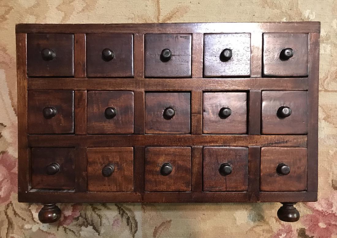 Small Apothecary Style Chest of Drawers /