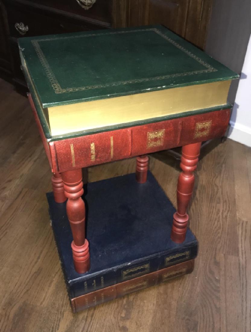 Contemporary Whimsical Book Stack End Table (1 of 5)