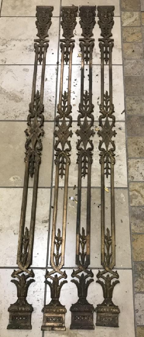 4 Cast Iron Neoclassical Architectural Salvage Pan (1 of 4)
