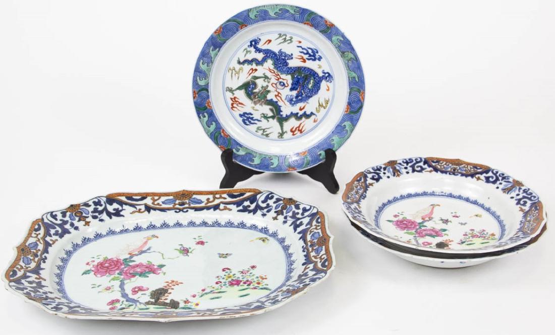 Collection of Antique 19th C Japanese Imari Dishes (1 of 5)