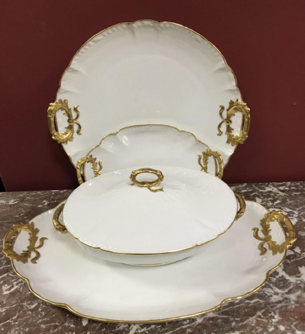 GDA Limoges White / Gold Porcelain Serving Pieces (1 of 4)