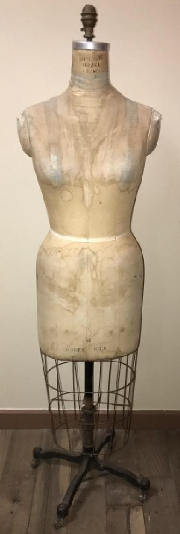 Vintage Fabric & Wire Female Dress Form (1 of 6)