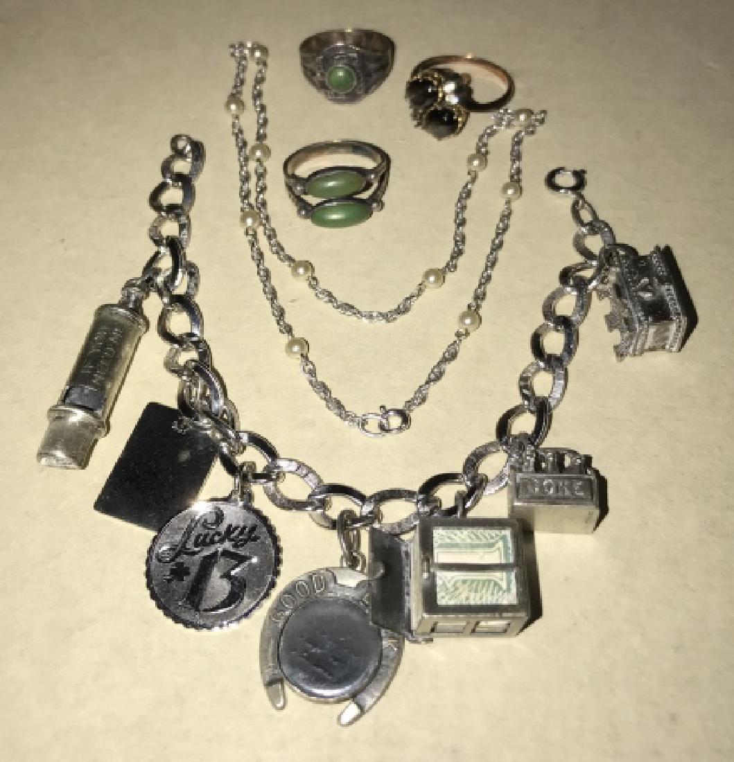 Estate Jewelry Lot - Sterling Silver Items (1 of 2)