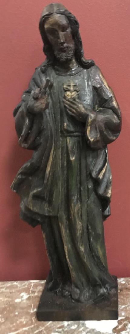 Antique Hand Carved Santos / Christ Figure (1 of 4)