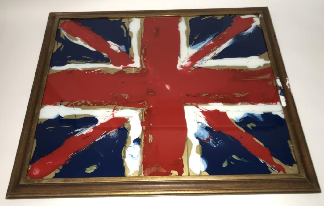 Original David McClain Contemporary Glass Painting (1 of 4)