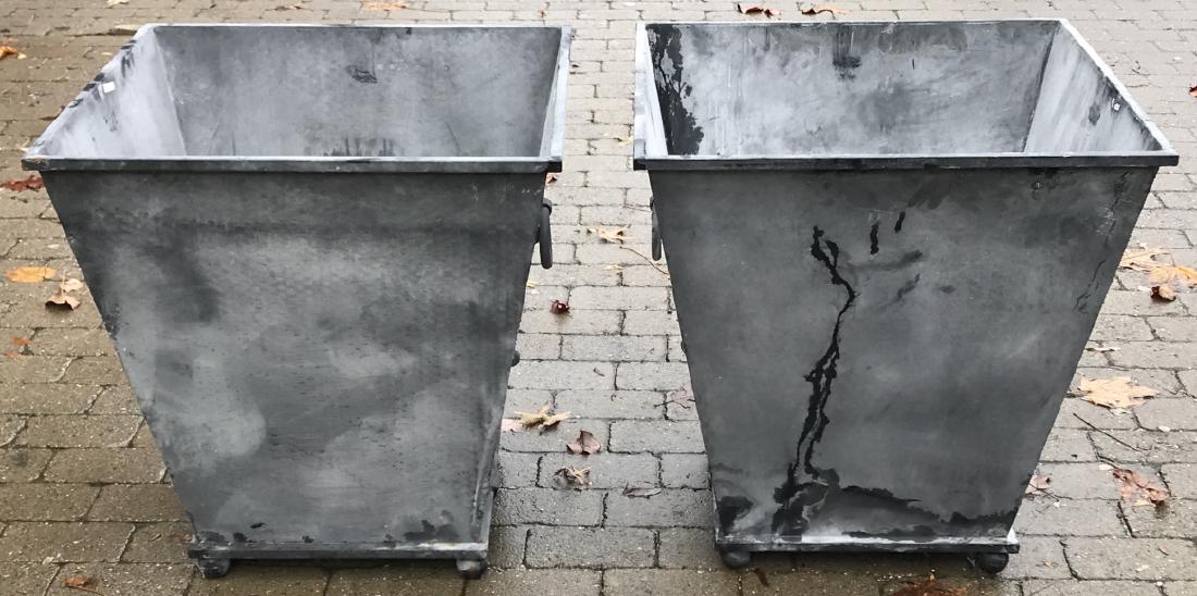 Pair Contemporary Cast Iron Dutch Style Planters (1 of 6)