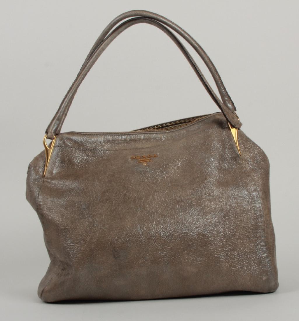 Prada Textured Leather Purse / Hand Bag (1 of 8)