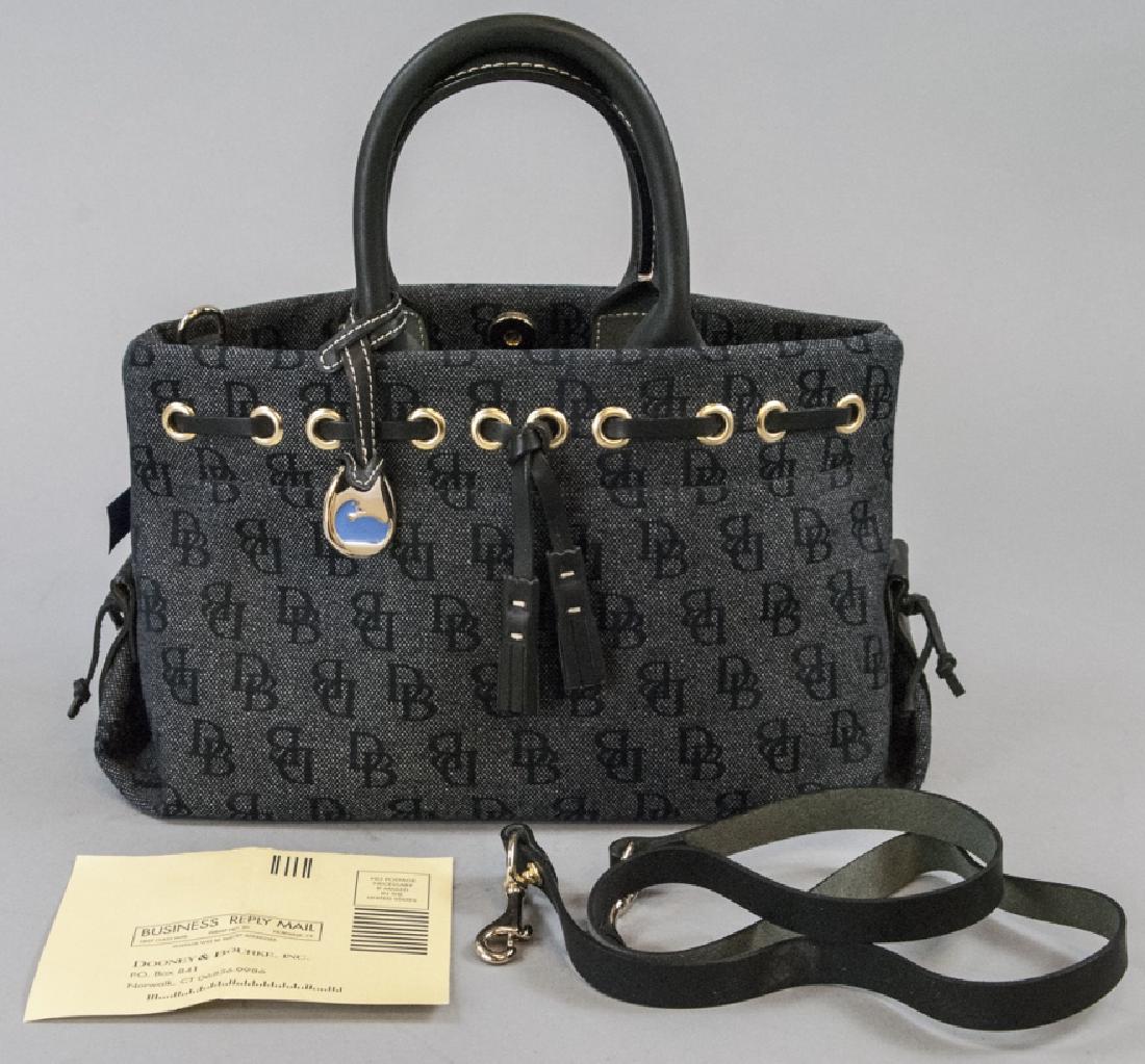 New Dooney & Bourke Navy Blue Tassel Tote Purse (1 of 7)