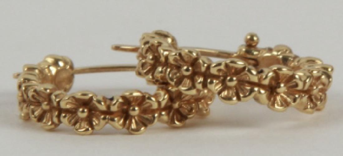 Diana Heimann 18kt Yellow Gold Hoop Earrings (1 of 2)