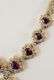 Estate 18kt Yellow Gold Ruby & Diamond Necklace - 8