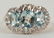 Estate 18kt Gold Diamond & Aquamarine Ring