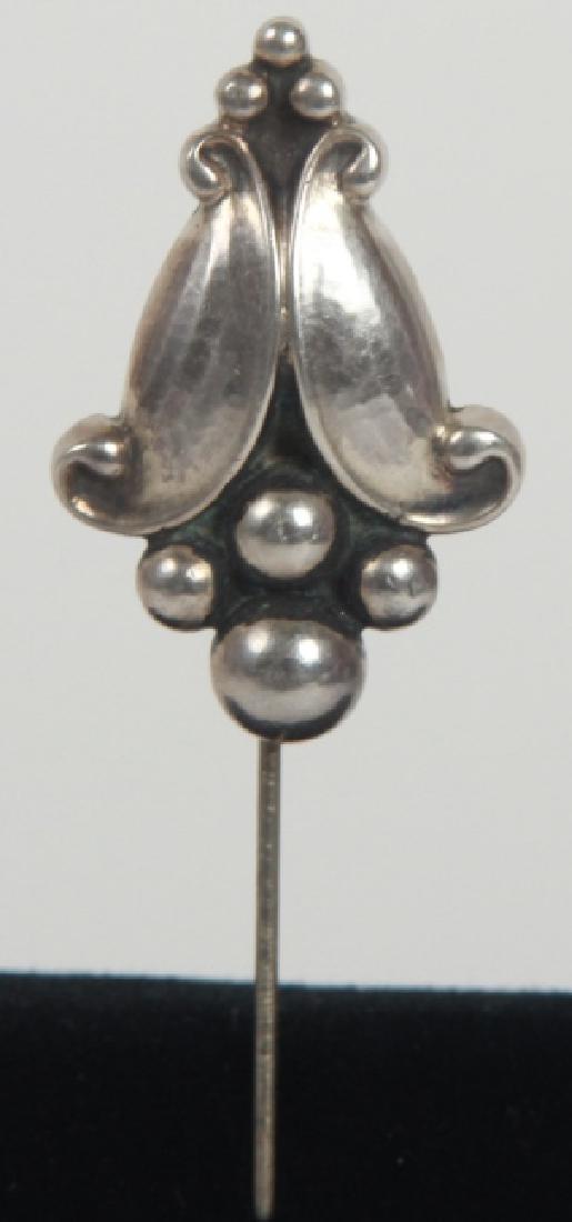 Georg Jensen Sterling Silver Floral Stick Pin (1 of 2)