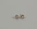 Pair Estate 14k Yellow Gold Diamond Stud Earrings - 2