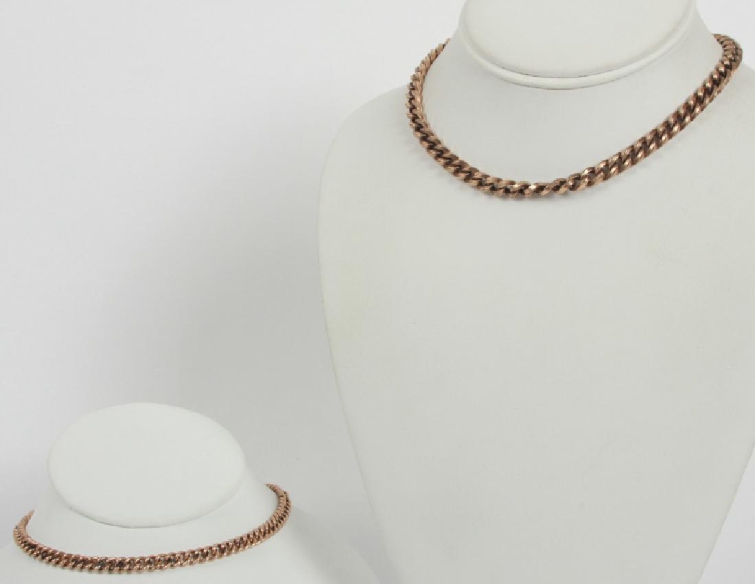 Two Antique 19th C Gold Fill Charm Necklaces (1 of 7)