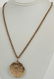 Antique 19th C Gold Filled Necklace w Locket