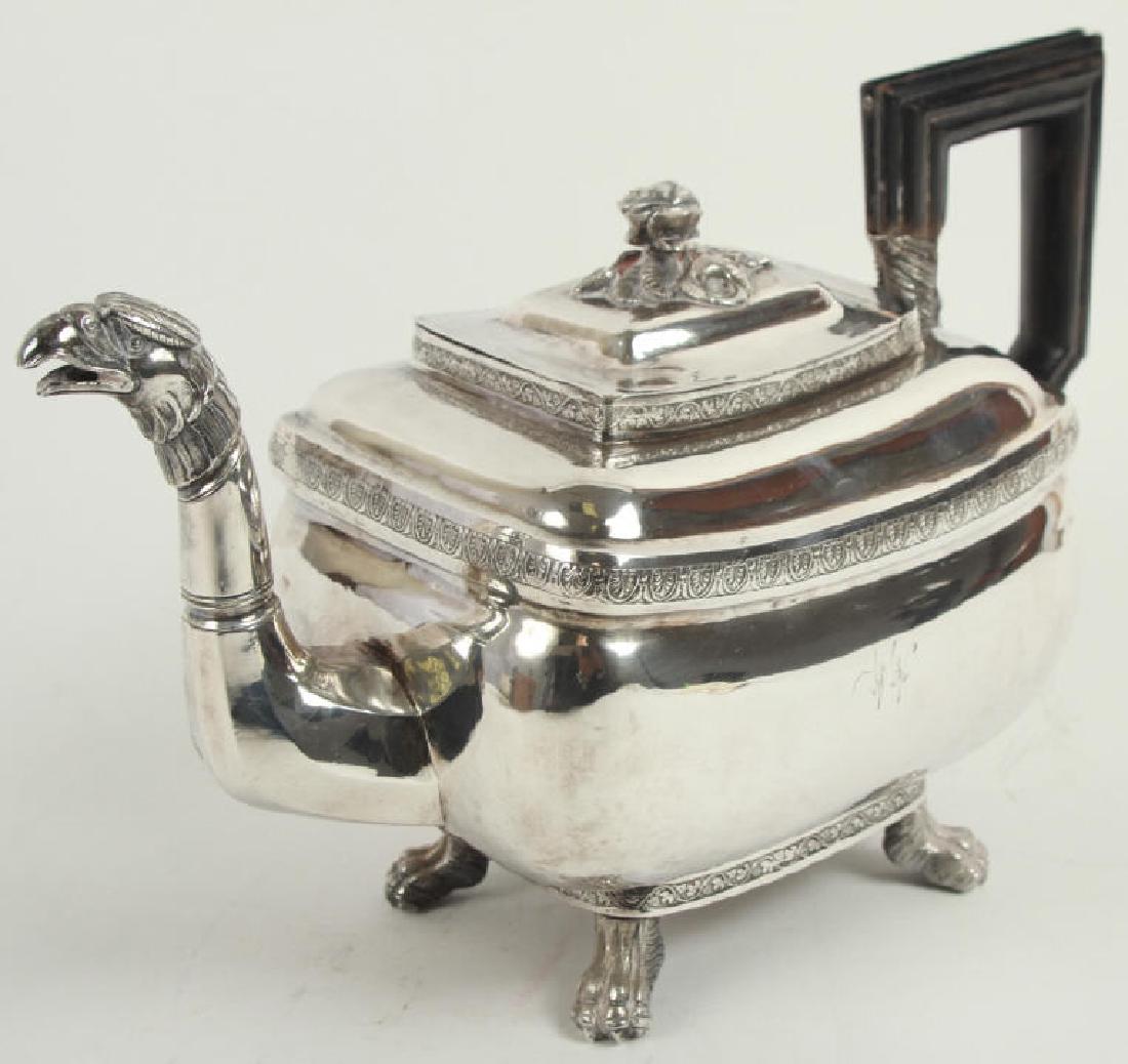 Important Anthony Rasch 19th C American Silver Pot (1 of 10)