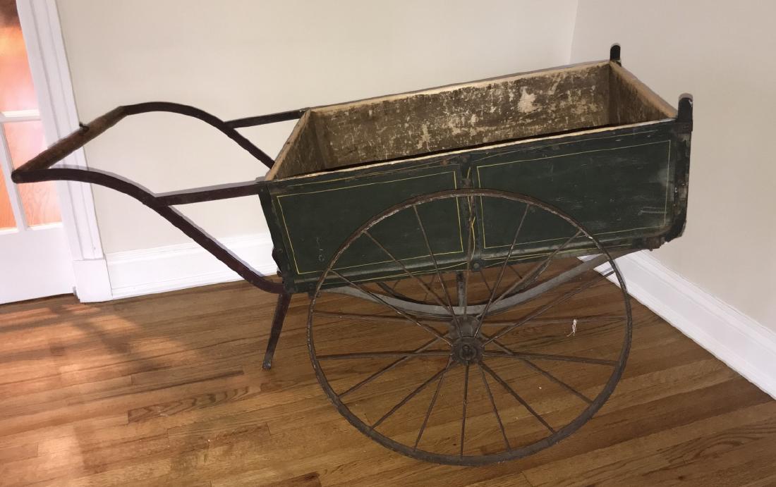 Antique 19th C American Merchant Market Plow Cart (1 of 6)