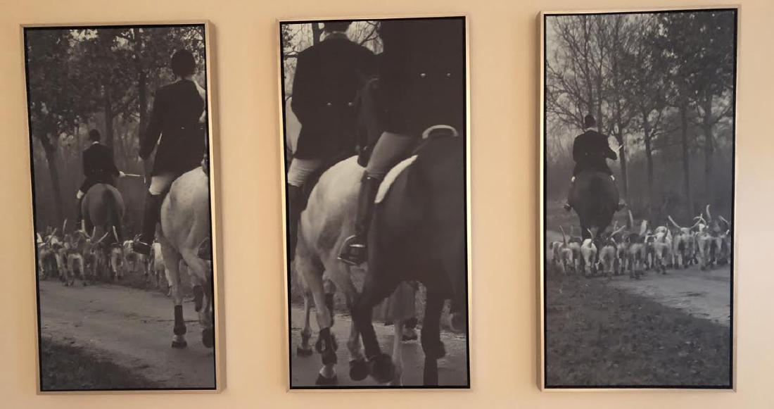Set of Three Equestrian English Hunt Photographs (1 of 5)