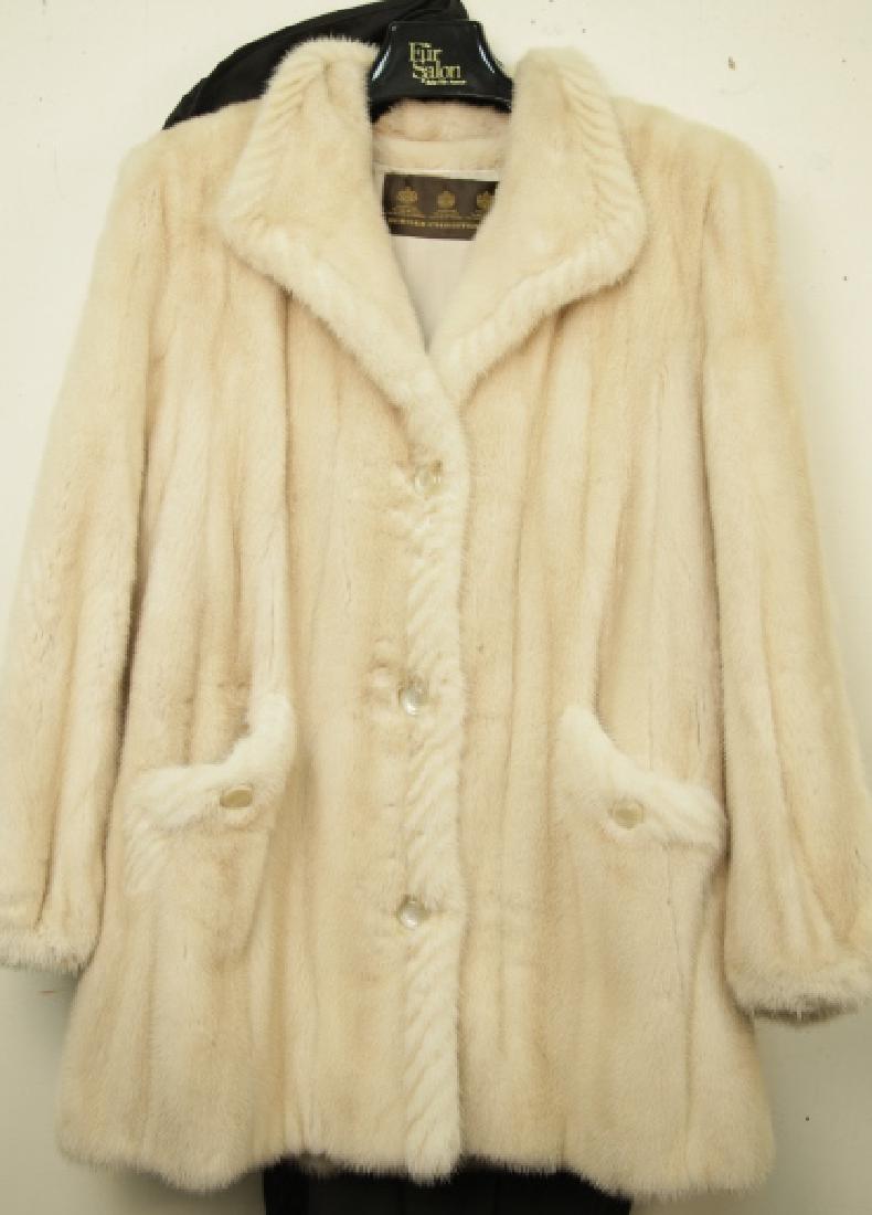 Vintage Saks Fifth Avenue Natural Mink Jacket (1 of 5)