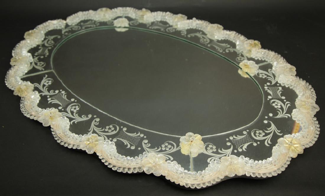 Vintage Italian Venetian Murano Style Wall Mirror (1 of 5)