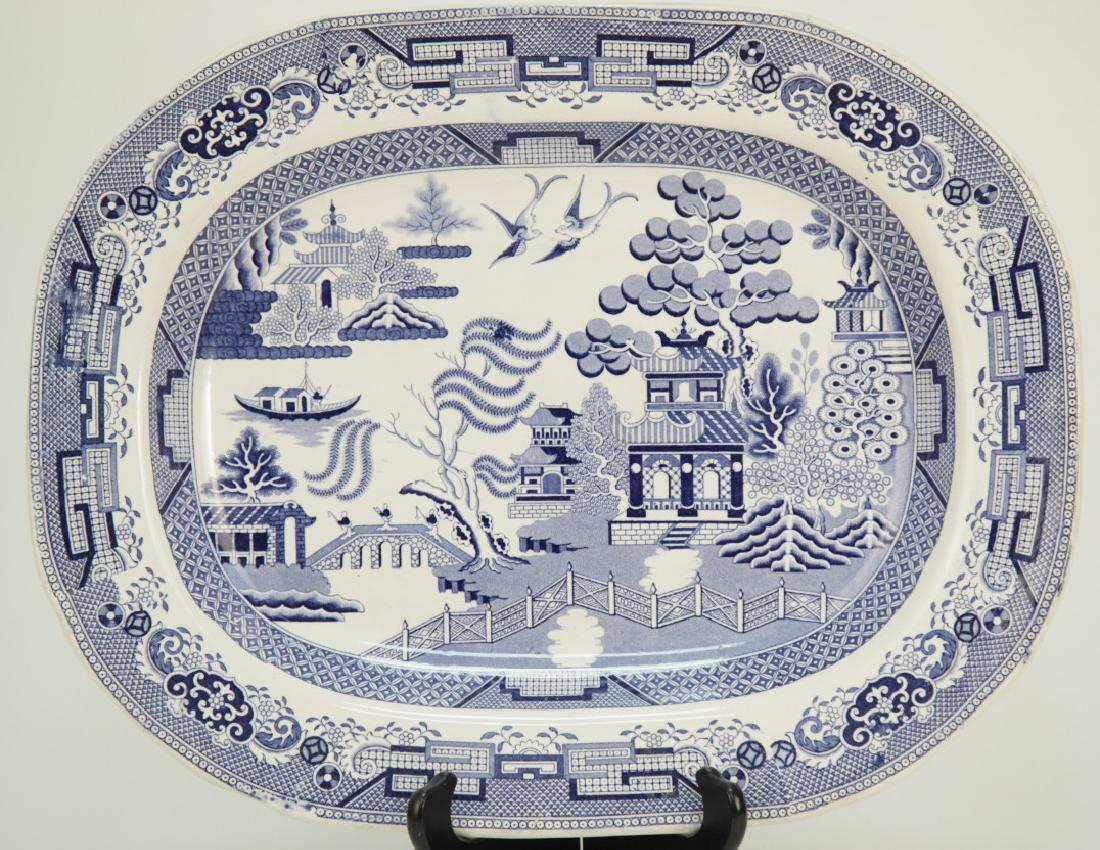 English Canton Style Ironstone Platter (1 of 6)