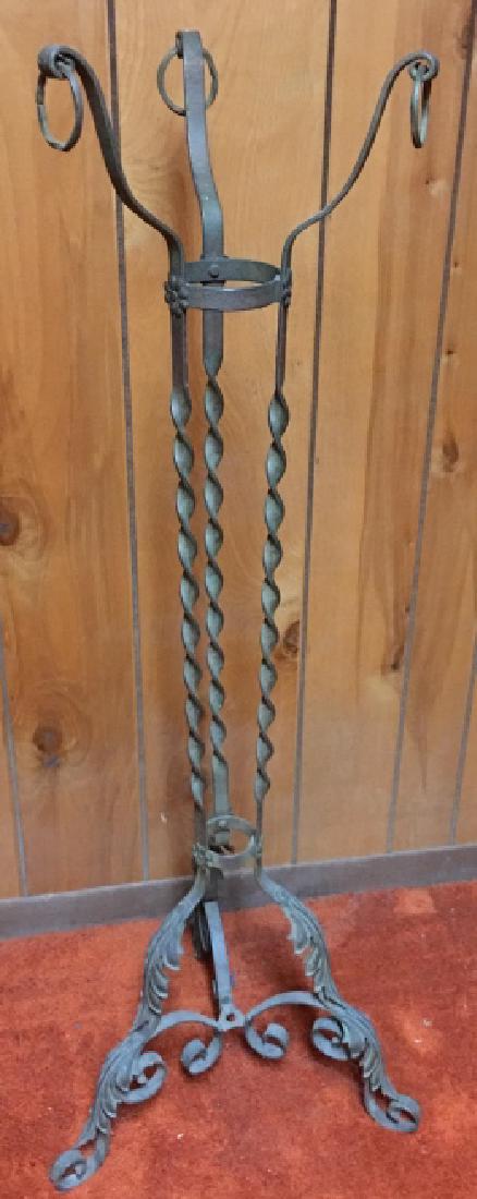 Victorian Wrought Iron Plant / Planter Stand (1 of 4)