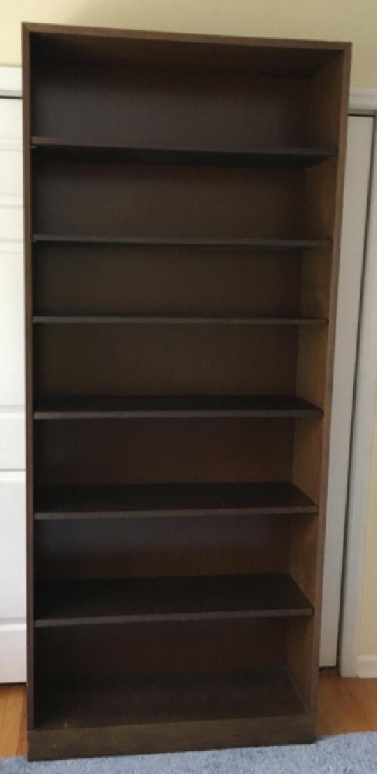 Traditional Style 7 Shelf Standing Wooden Bookcase (1 of 4)