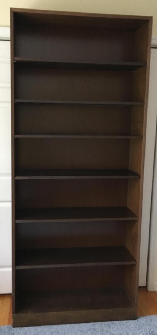 Traditional Style 7 Shelf Standing Wooden Bookcase (1 of 4)