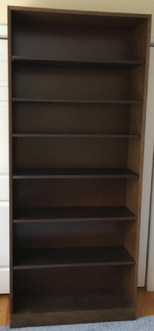 Traditional Style 7 Shelf Standing Wooden Bookcase (1 of 4)