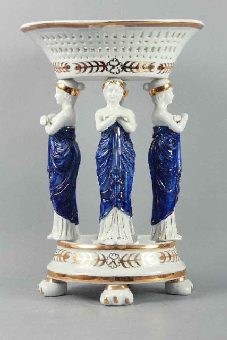 French Empire Style Figural Center Piece Statue (1 of 5)