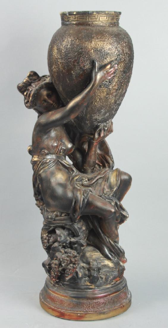 Greco Roman Style Statue of Woman w Vase (1 of 5)