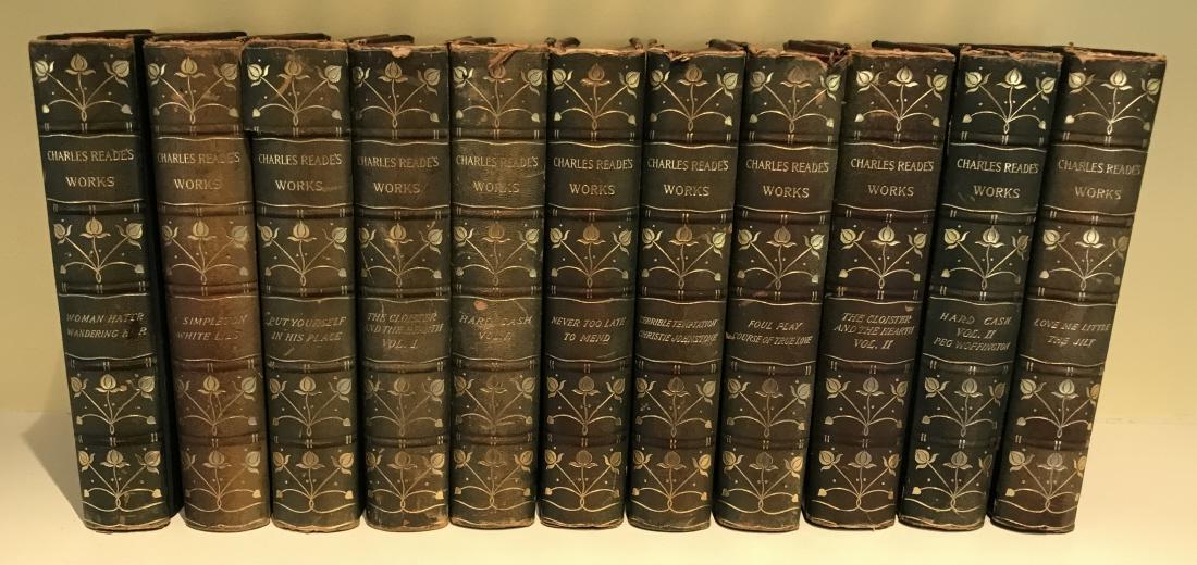 Antique Leather Bound Books - Charles Reade's Work (1 of 1)