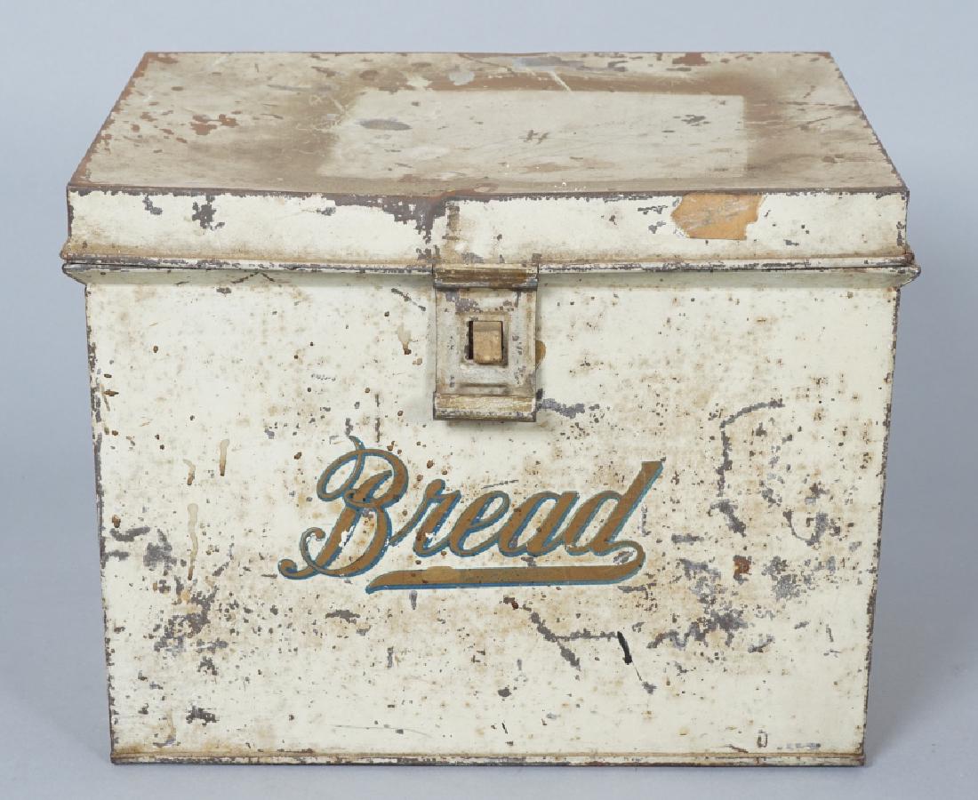 Antique Lithographed Tin Bread Box (1 of 8)