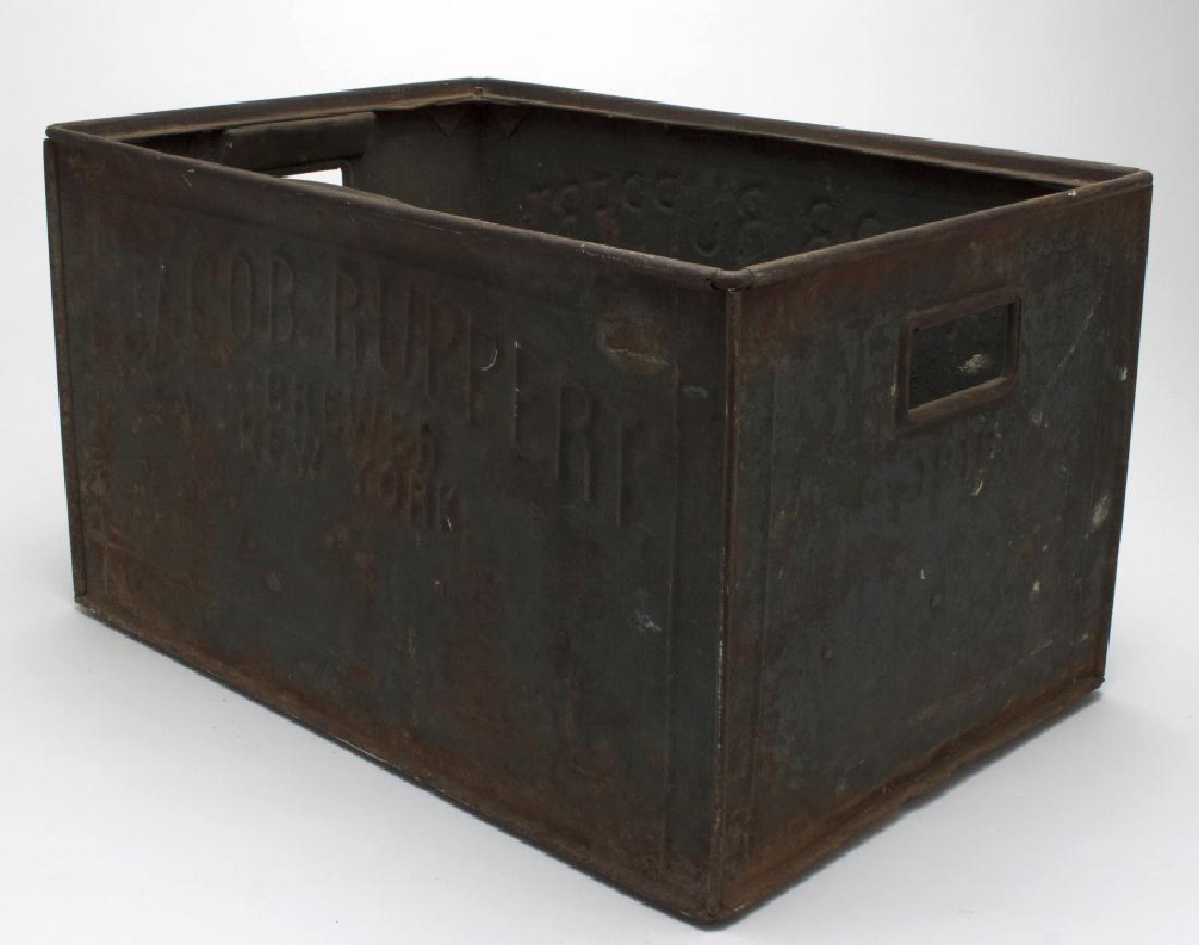 Antique 20th C Jacob Ruppert Metal Bottle Holder (1 of 11)