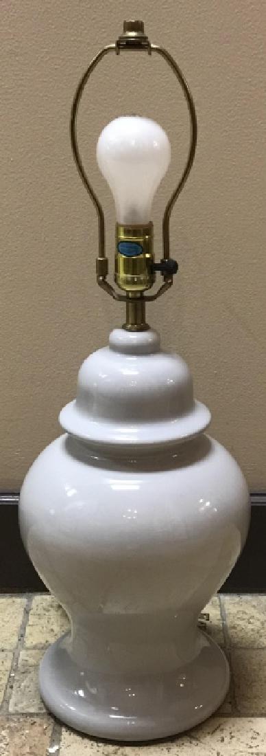 Chinese Ginger Jar Form Ceramic Table Lamp (1 of 4)