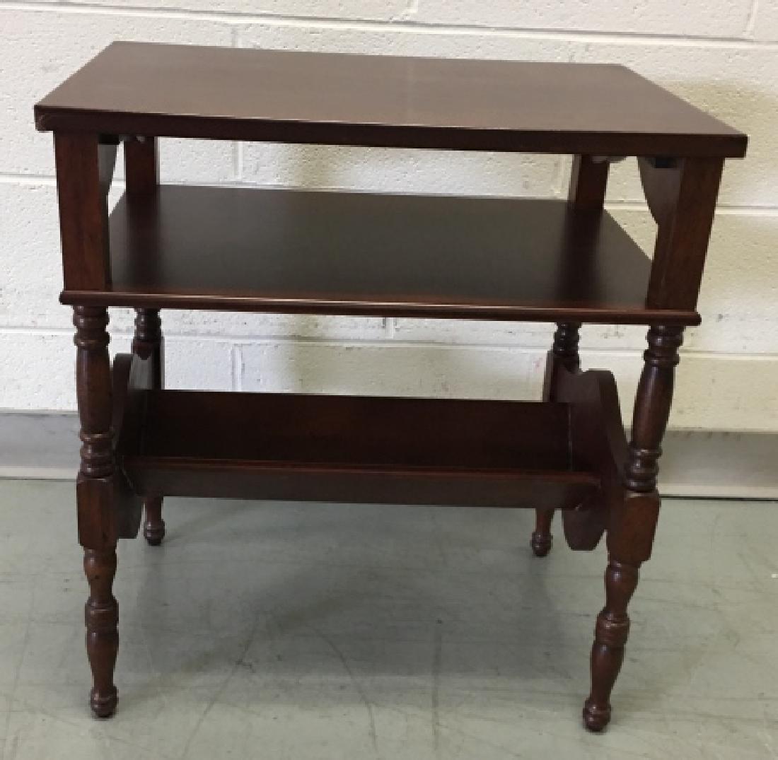 Regency Style Mahogany Magazine Rack Side Table (1 of 5)